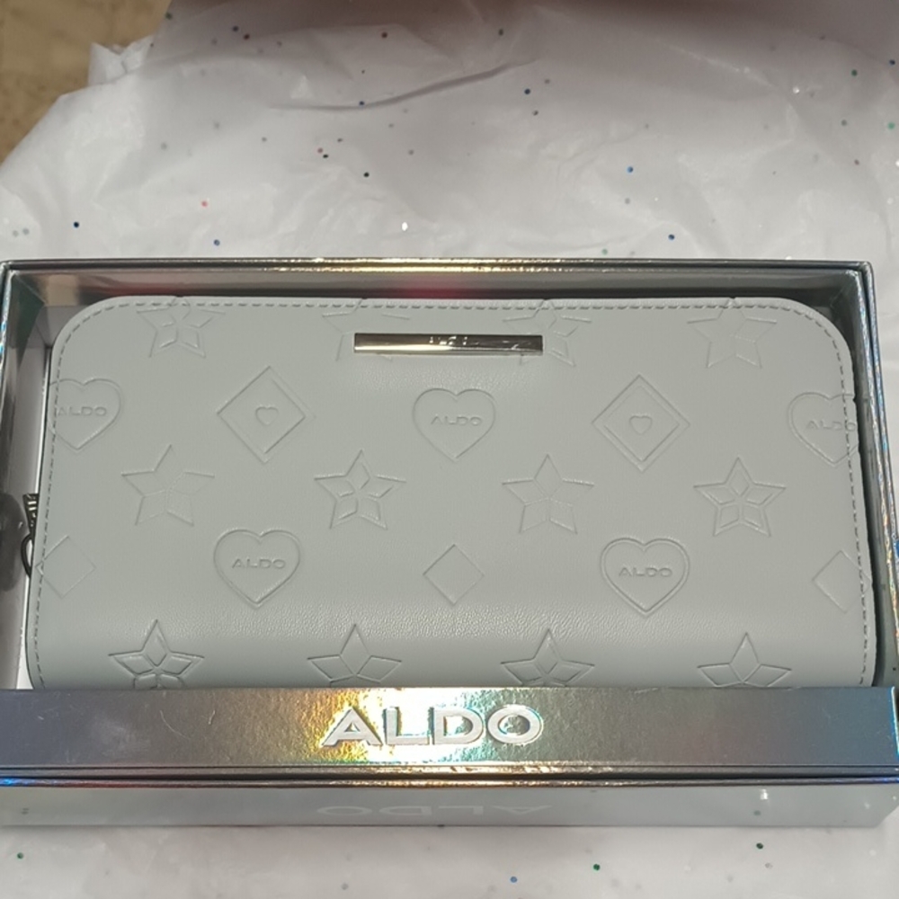 Grey Aldo Wallet Brand New In Box